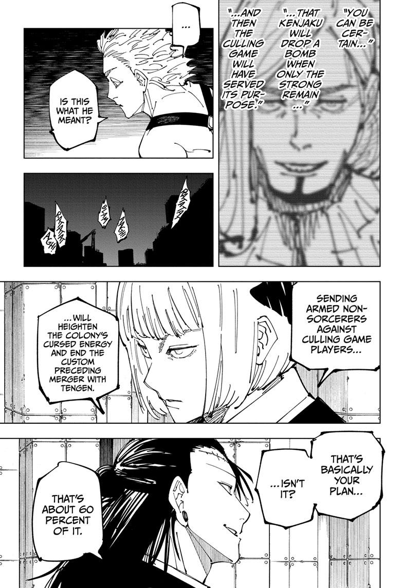 Jujutsu Kaisen Chapter 209 page 12 - Chapter 209: Offering to the Unknown