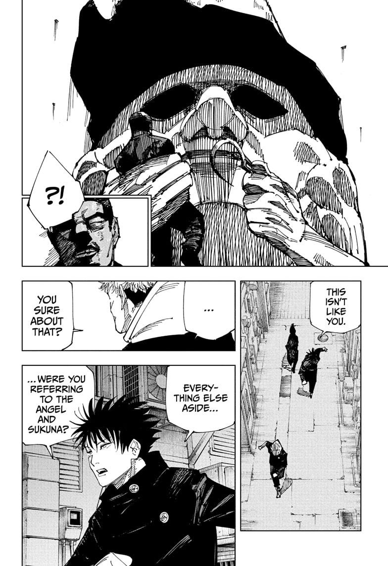 Jujutsu Kaisen Chapter 210 page 12 - Chapter 210: Offering to the Unknown, Part 2