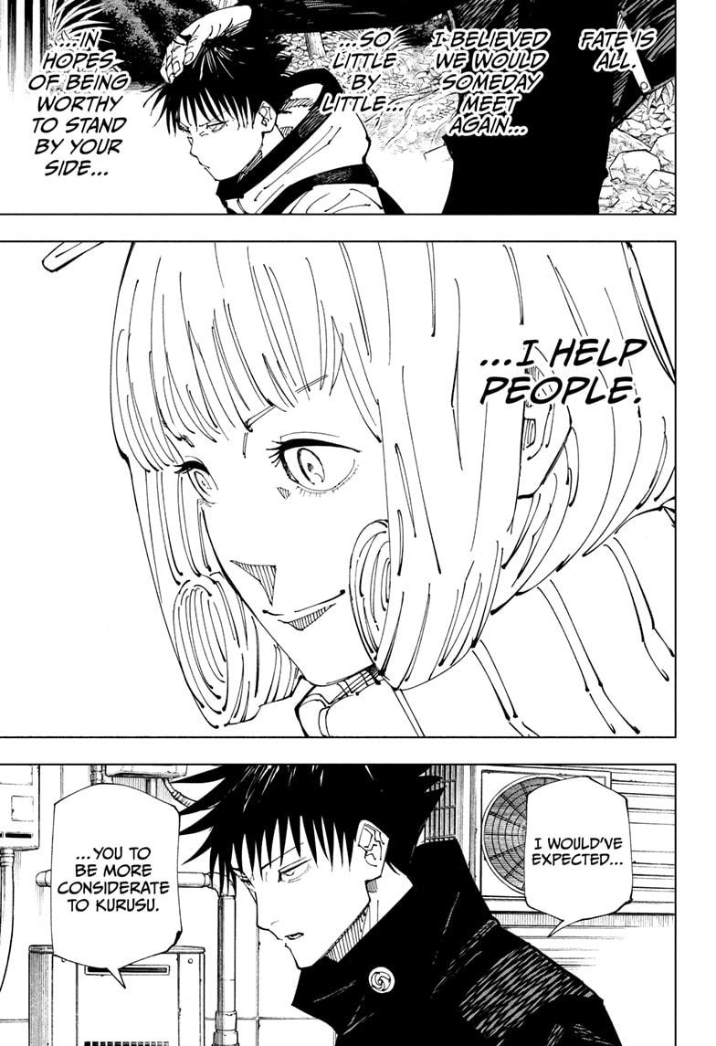 Jujutsu Kaisen Chapter 210 page 17 - Chapter 210: Offering to the Unknown, Part 2