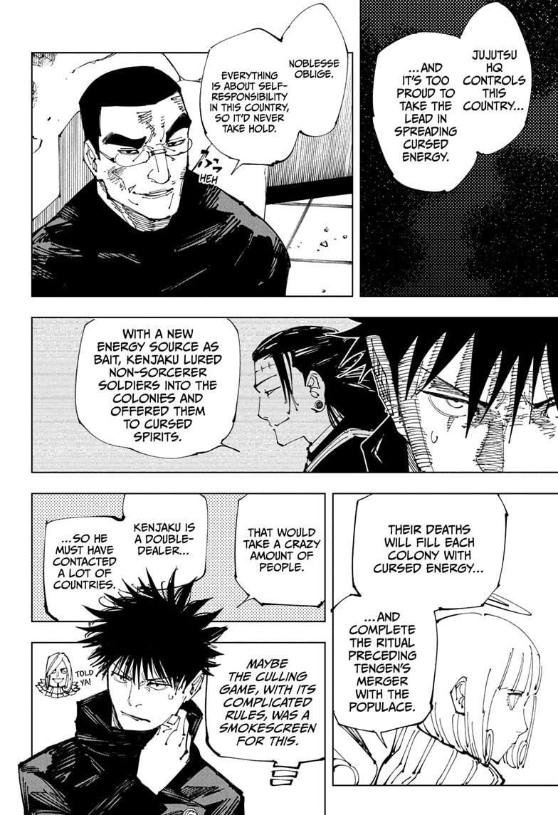 Jujutsu Kaisen Chapter 210 page 4 - Chapter 210: Offering to the Unknown, Part 2
