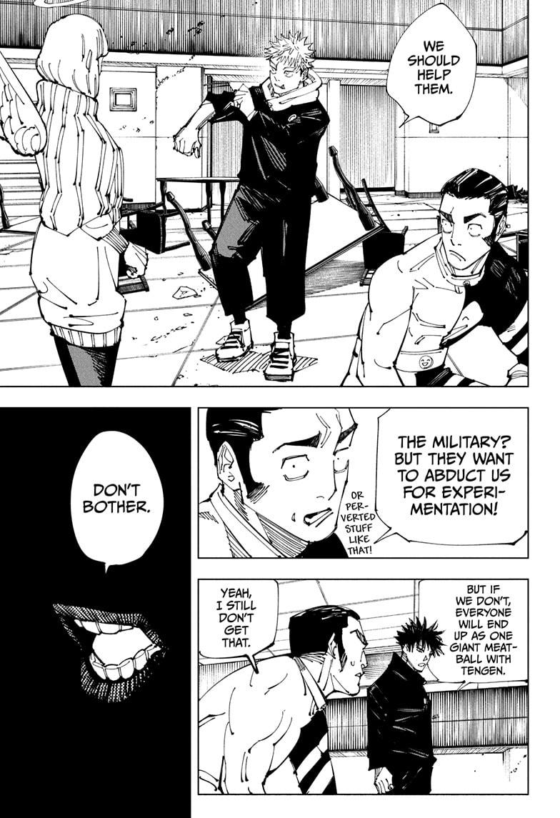 Jujutsu Kaisen Chapter 210 page 5 - Chapter 210: Offering to the Unknown, Part 2
