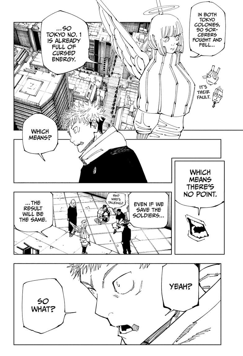 Jujutsu Kaisen Chapter 210 page 6 - Chapter 210: Offering to the Unknown, Part 2