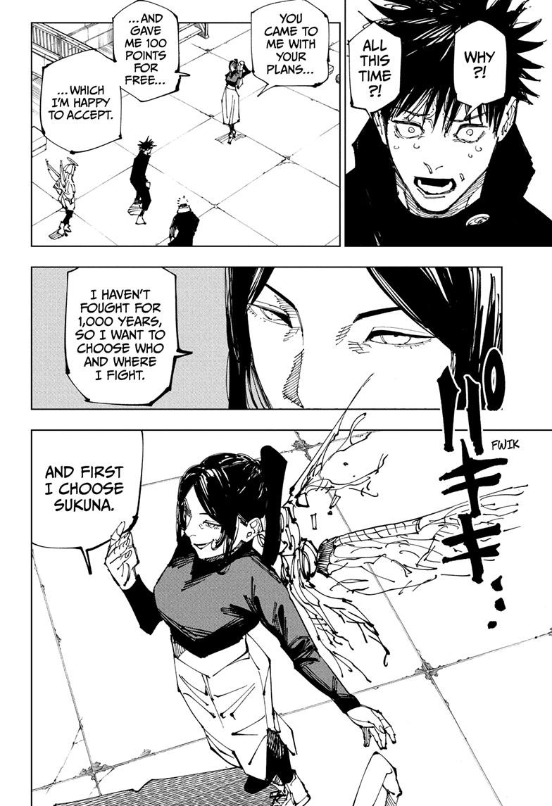 Jujutsu Kaisen Chapter 212 page 9 - Chapter 212: The Ripening, Part 2