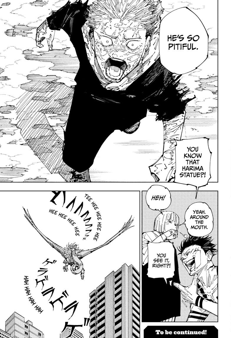 Jujutsu Kaisen Chapter 215 page 19 - Chapter 215: Fearsome Womb, Part 7
