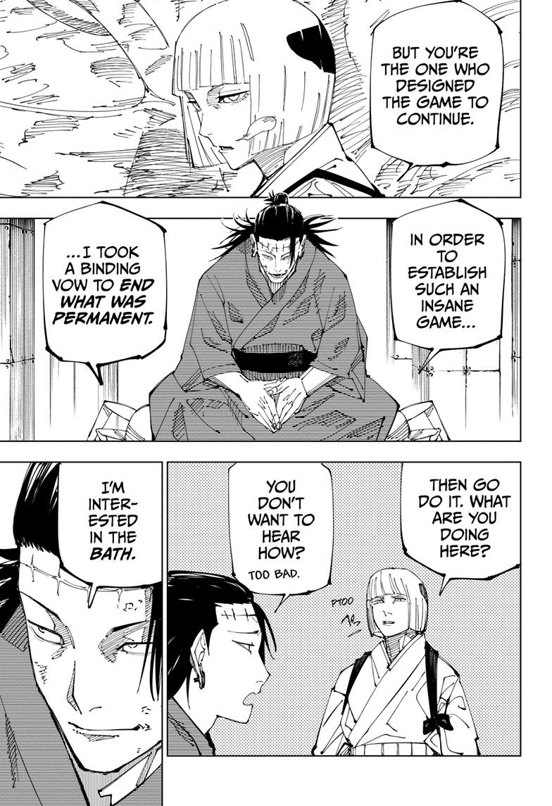 Jujutsu Kaisen Chapter 216 page 4 - Chapter 216: Bath