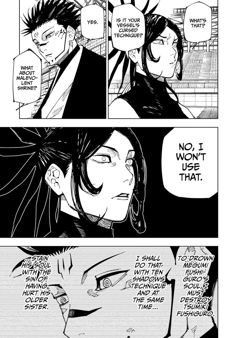 Jujutsu Kaisen Chapter 217 page 15 - Chapter 217: Bath, Part 2