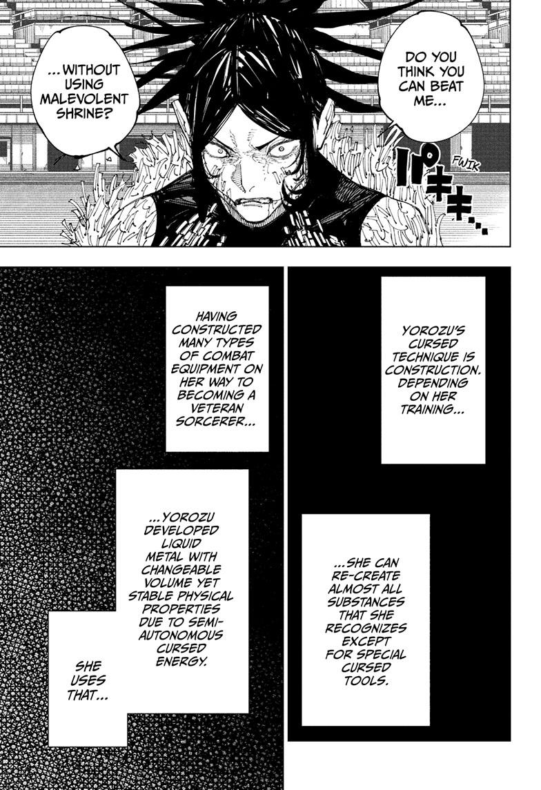 Jujutsu Kaisen Chapter 217 page 17 - Chapter 217: Bath, Part 2