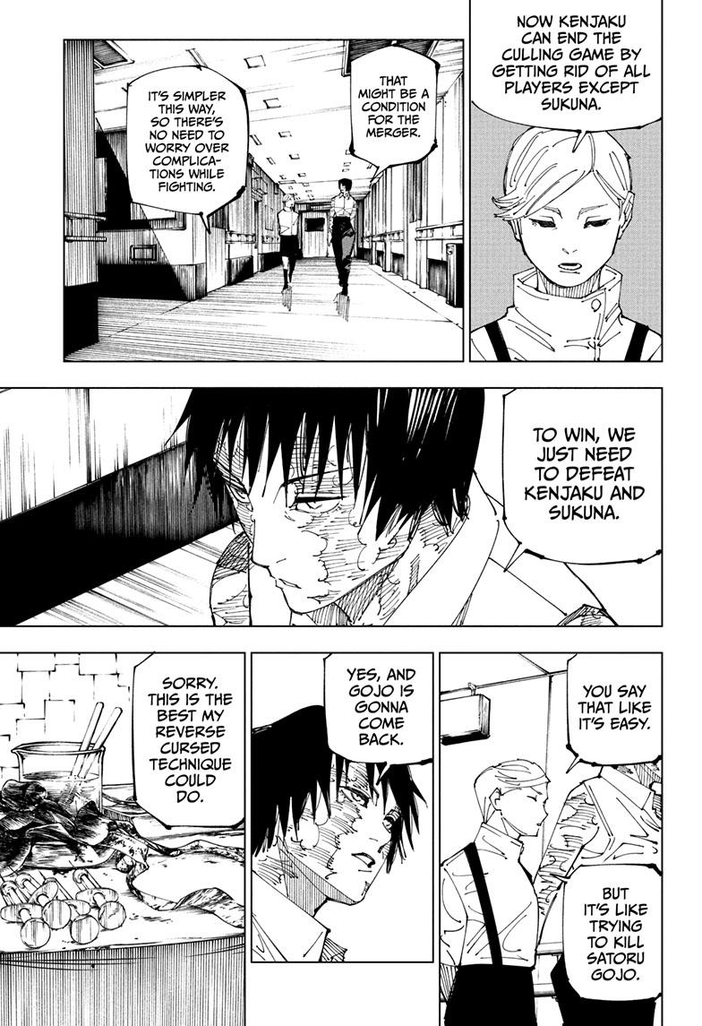 Jujutsu Kaisen Chapter 220 page 10 - Chapter 220: Self-Purification, Self-Constraint