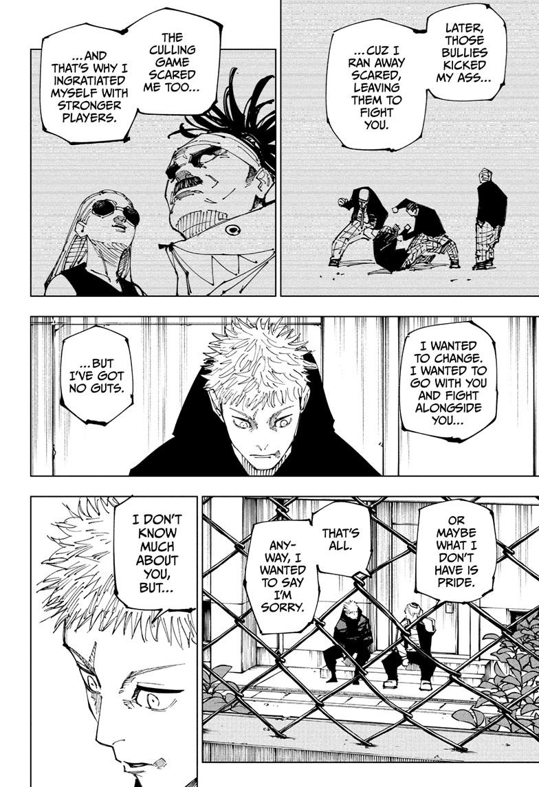 Jujutsu Kaisen Chapter 220 page 15 - Chapter 220: Self-Purification, Self-Constraint
