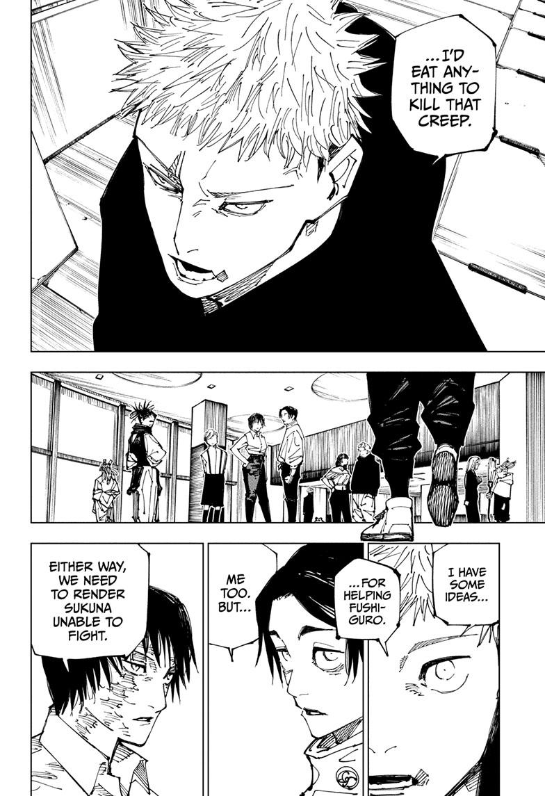 Jujutsu Kaisen Chapter 220 page 17 - Chapter 220: Self-Purification, Self-Constraint