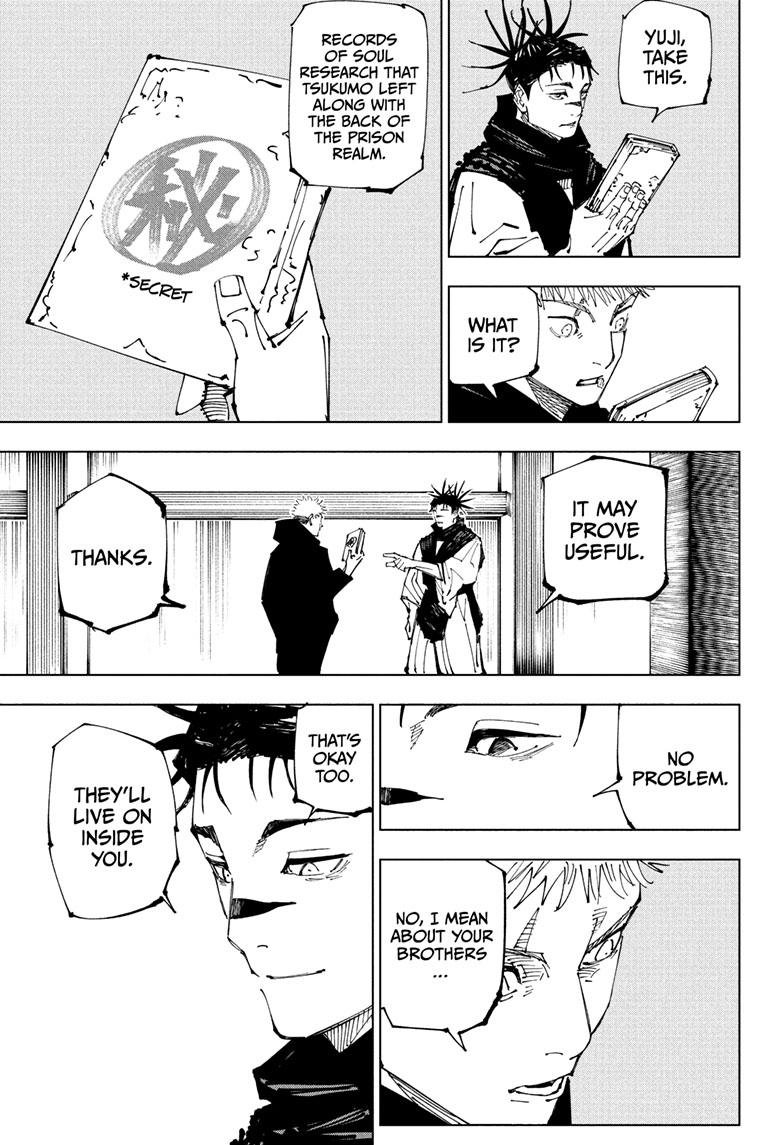 Jujutsu Kaisen Chapter 220 page 18 - Chapter 220: Self-Purification, Self-Constraint