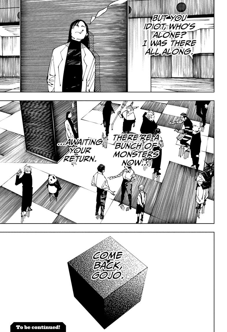 Jujutsu Kaisen Chapter 220 page 20 - Chapter 220: Self-Purification, Self-Constraint