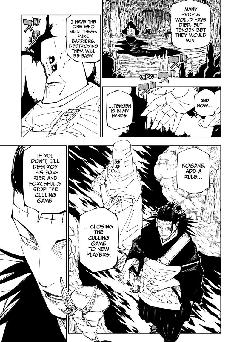 Jujutsu Kaisen Chapter 220 page 6 - Chapter 220: Self-Purification, Self-Constraint