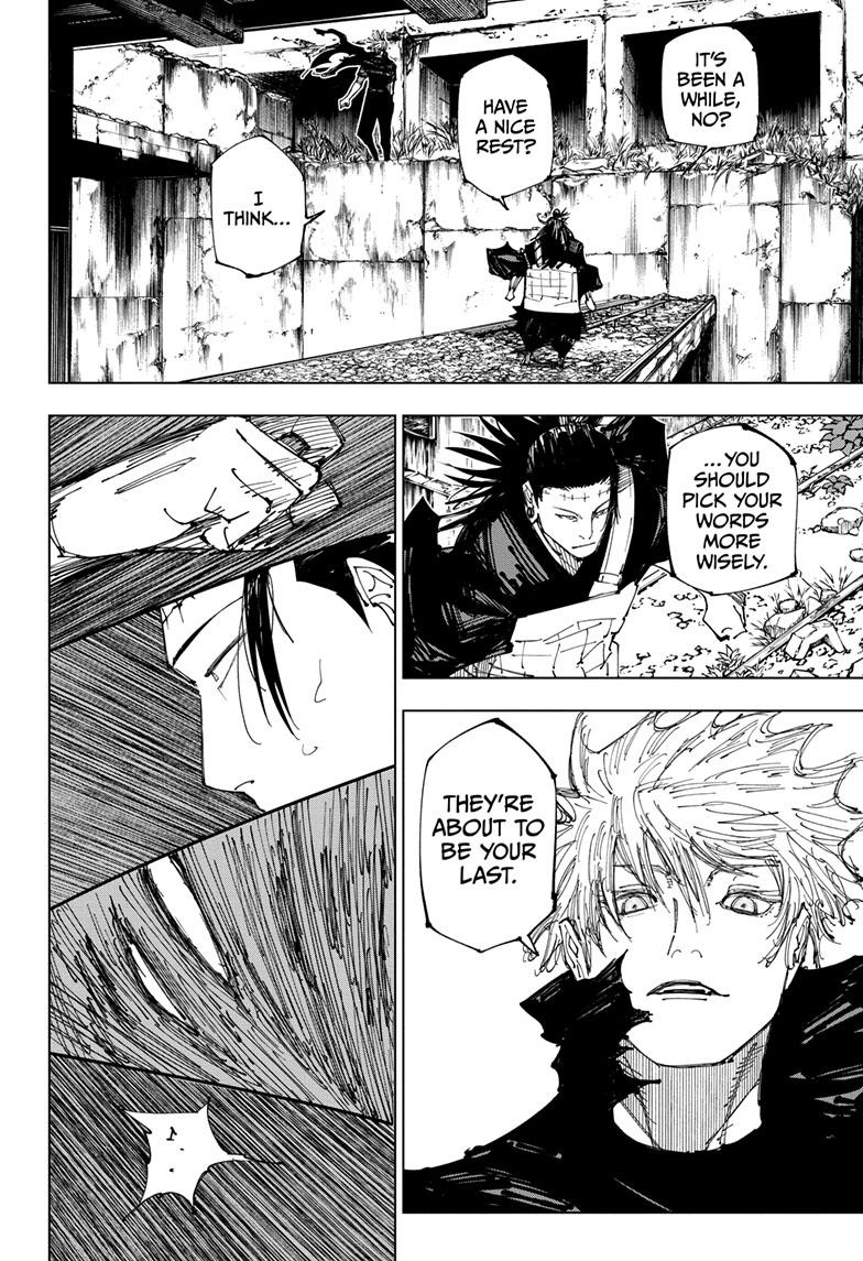 Jujutsu Kaisen Chapter 221 page 12 - Chapter 221: Gain and Loss