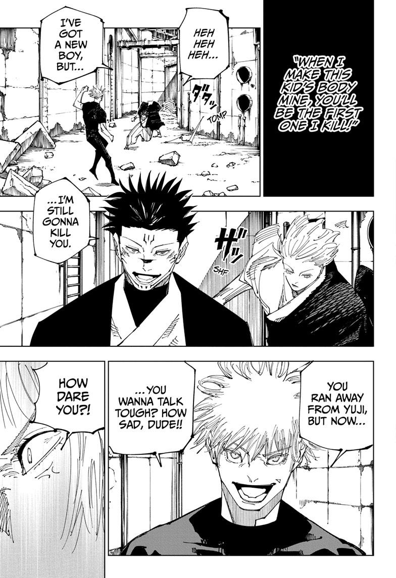 Jujutsu Kaisen Chapter 221 page 15 - Chapter 221: Gain and Loss