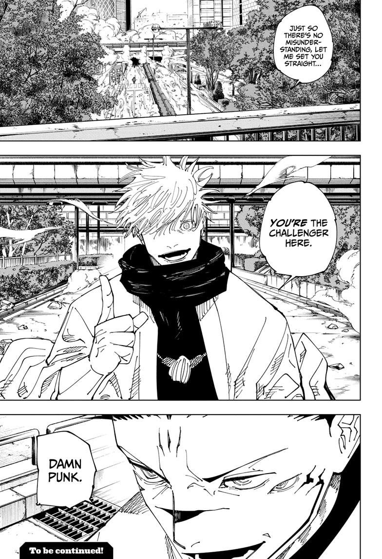 Jujutsu Kaisen Chapter 223 page 18 - Chapter 223: Inhuman Makyo Shinjuku Showdown, Part 1