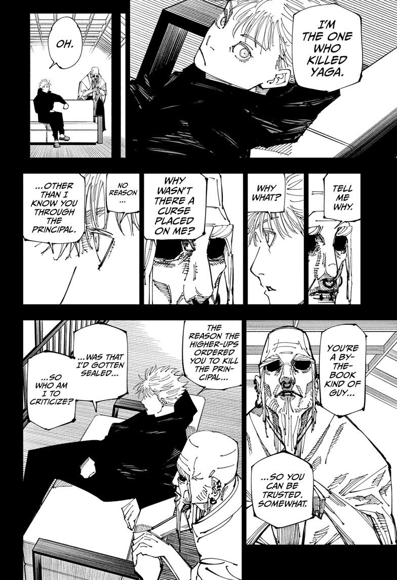 Jujutsu Kaisen Chapter 223 page 5 - Chapter 223: Inhuman Makyo Shinjuku Showdown, Part 1