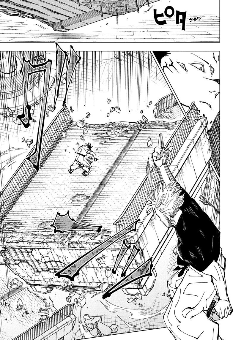 Jujutsu Kaisen Chapter 224 page 10 - Chapter 224: Inhuman Makyo Shinjuku Showdown, Part 2