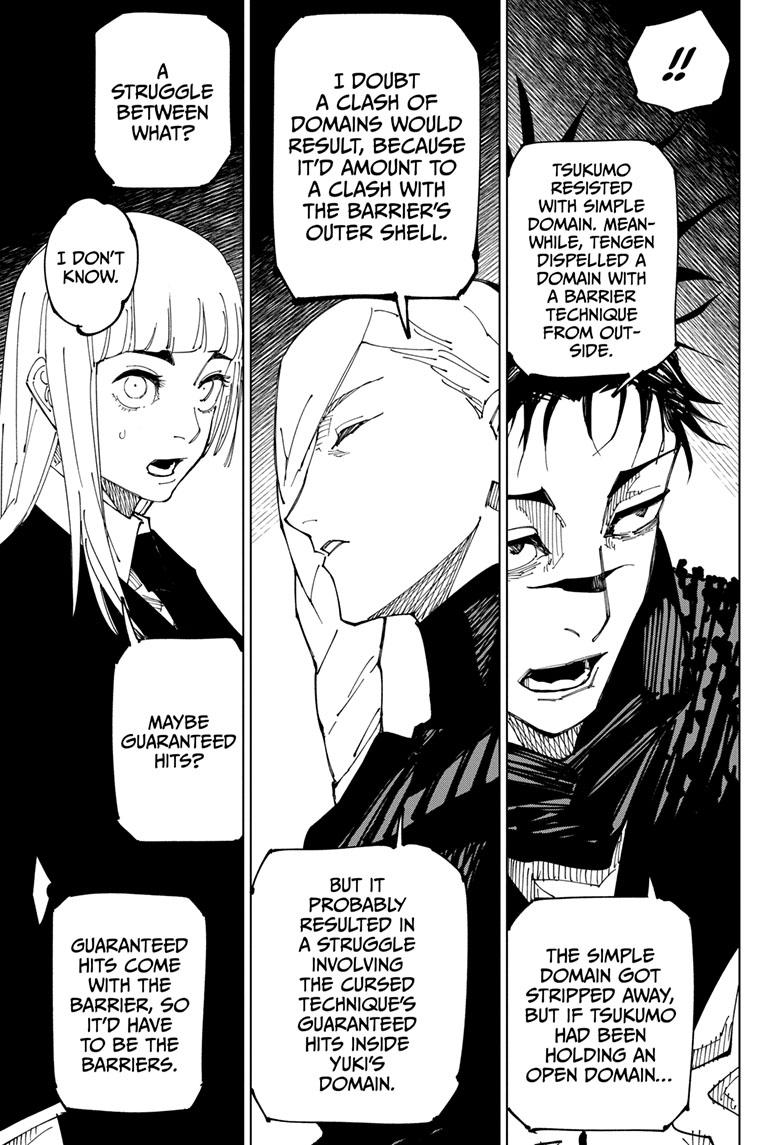 Jujutsu Kaisen Chapter 225 page 10 - Chapter 225: Inhuman Makyo Shinjuku Showdown, Part 3