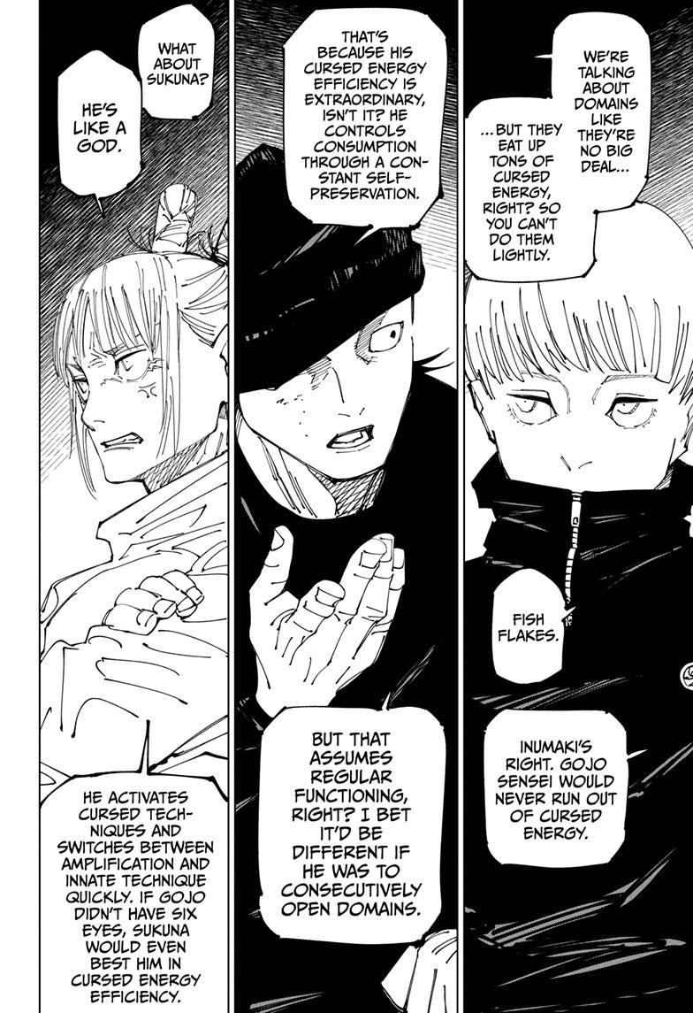Jujutsu Kaisen Chapter 225 page 11 - Chapter 225: Inhuman Makyo Shinjuku Showdown, Part 3
