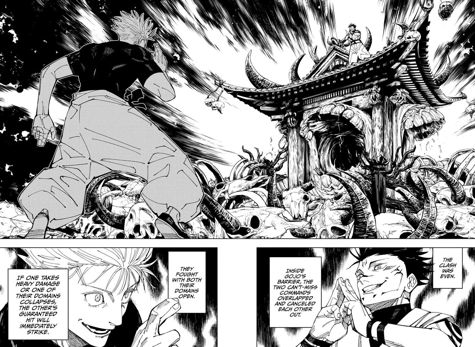 Jujutsu Kaisen Chapter 225 page 14 - Chapter 225: Inhuman Makyo Shinjuku Showdown, Part 3