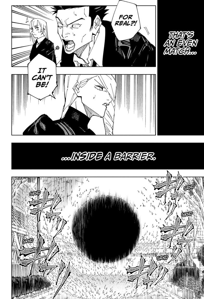 Jujutsu Kaisen Chapter 225 page 15 - Chapter 225: Inhuman Makyo Shinjuku Showdown, Part 3