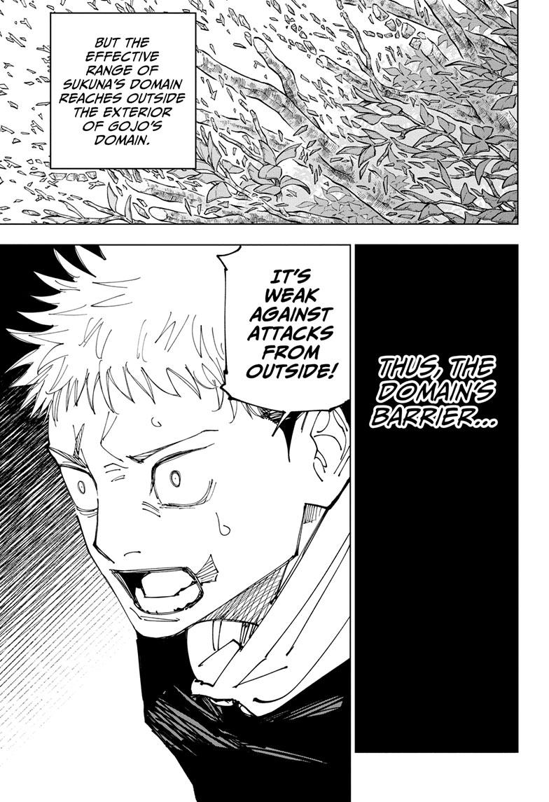 Jujutsu Kaisen Chapter 225 page 16 - Chapter 225: Inhuman Makyo Shinjuku Showdown, Part 3