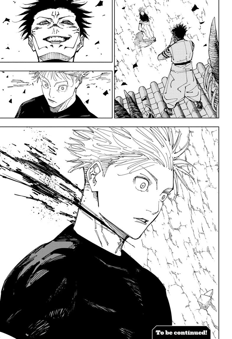 Jujutsu Kaisen Chapter 225 page 18 - Chapter 225: Inhuman Makyo Shinjuku Showdown, Part 3