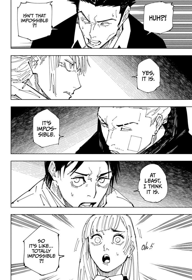 Jujutsu Kaisen Chapter 225 page 7 - Chapter 225: Inhuman Makyo Shinjuku Showdown, Part 3