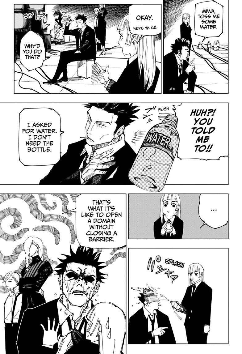 Jujutsu Kaisen Chapter 225 page 8 - Chapter 225: Inhuman Makyo Shinjuku Showdown, Part 3