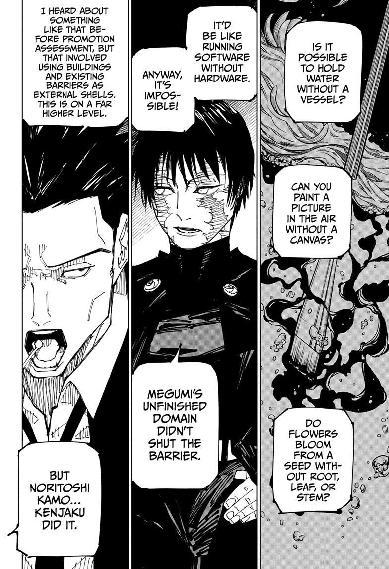 Jujutsu Kaisen Chapter 225 page 9 - Chapter 225: Inhuman Makyo Shinjuku Showdown, Part 3