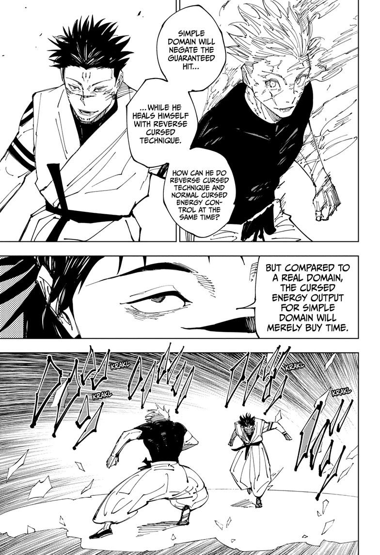 Jujutsu Kaisen Chapter 226 page 11 - Chapter 226: Inhuman Makyo Shinjuku Showdown, Part 4