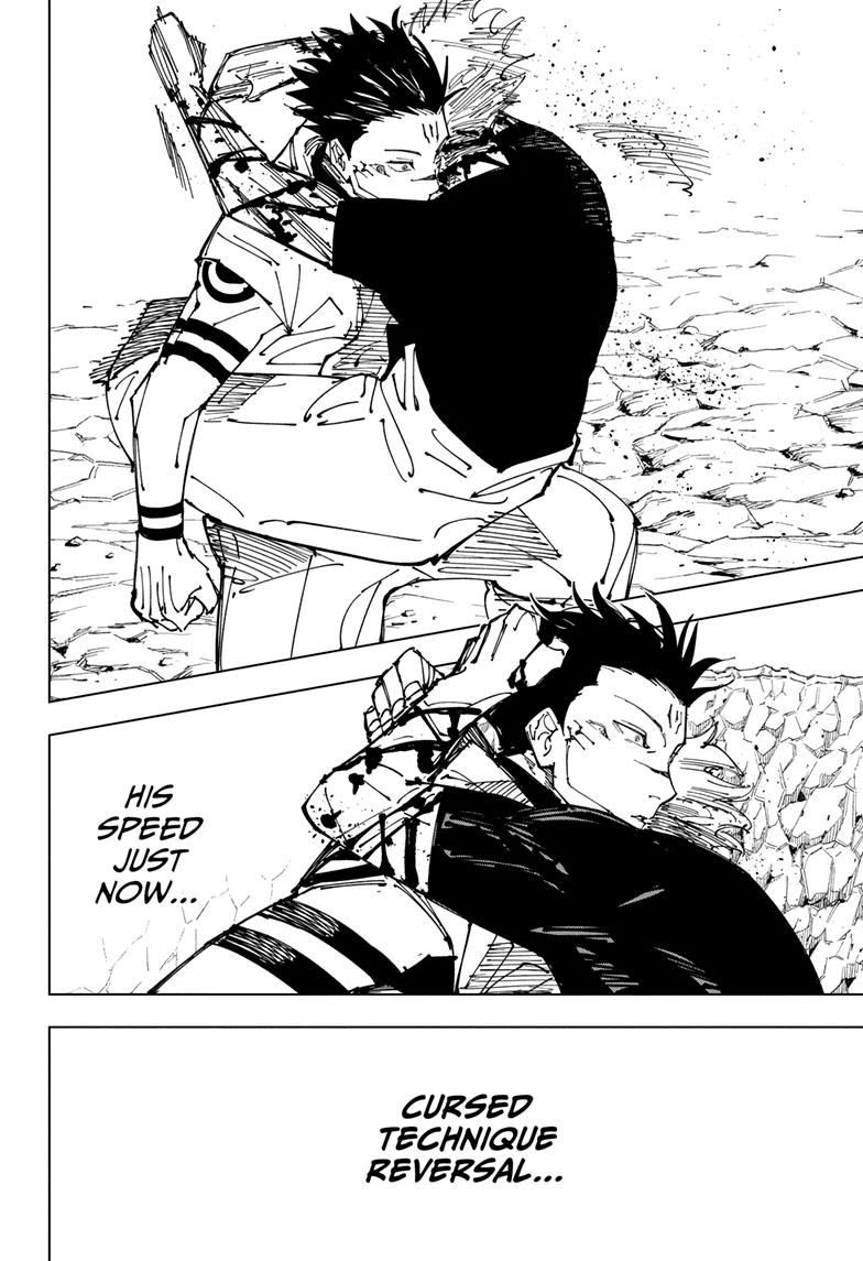 Jujutsu Kaisen Chapter 226 page 16 - Chapter 226: Inhuman Makyo Shinjuku Showdown, Part 4