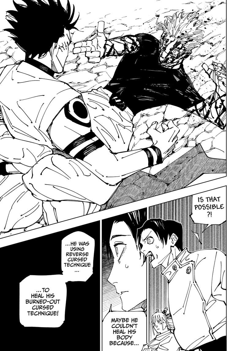 Jujutsu Kaisen Chapter 226 page 17 - Chapter 226: Inhuman Makyo Shinjuku Showdown, Part 4