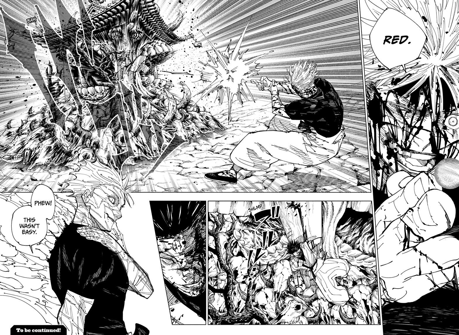 Jujutsu Kaisen Chapter 226 page 18 - Chapter 226: Inhuman Makyo Shinjuku Showdown, Part 4