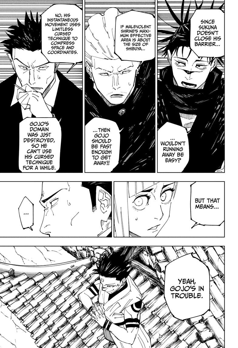 Jujutsu Kaisen Chapter 226 page 4 - Chapter 226: Inhuman Makyo Shinjuku Showdown, Part 4