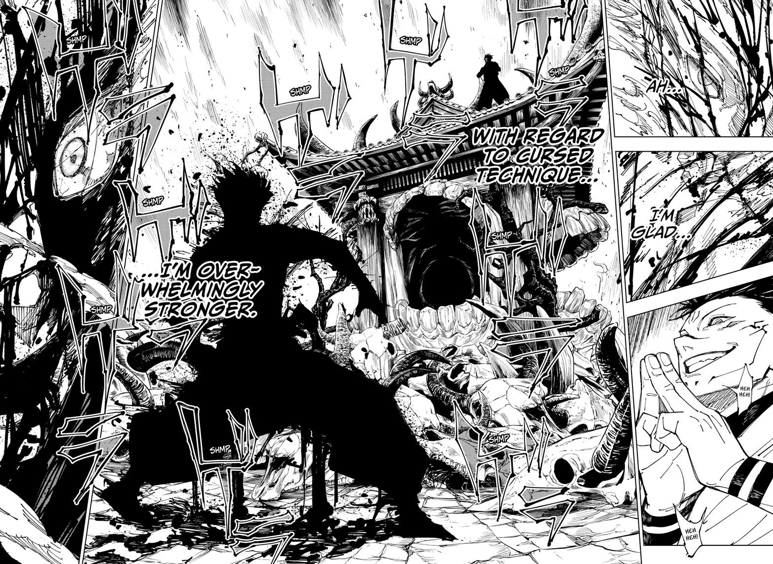Jujutsu Kaisen Chapter 226 page 5 - Chapter 226: Inhuman Makyo Shinjuku Showdown, Part 4