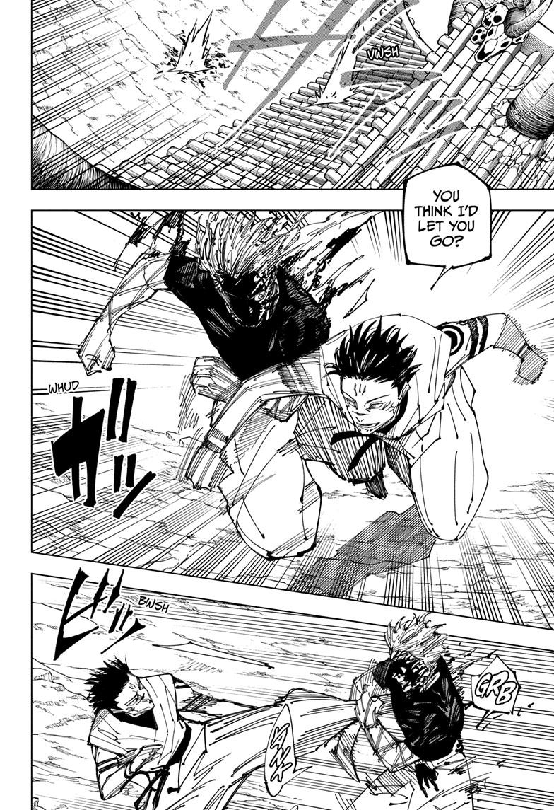 Jujutsu Kaisen Chapter 226 page 6 - Chapter 226: Inhuman Makyo Shinjuku Showdown, Part 4