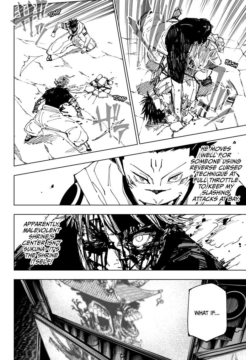 Jujutsu Kaisen Chapter 226 page 8 - Chapter 226: Inhuman Makyo Shinjuku Showdown, Part 4