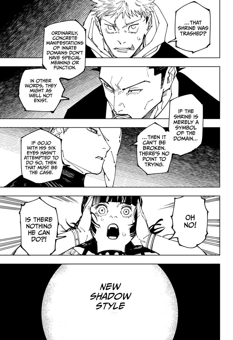 Jujutsu Kaisen Chapter 226 page 9 - Chapter 226: Inhuman Makyo Shinjuku Showdown, Part 4