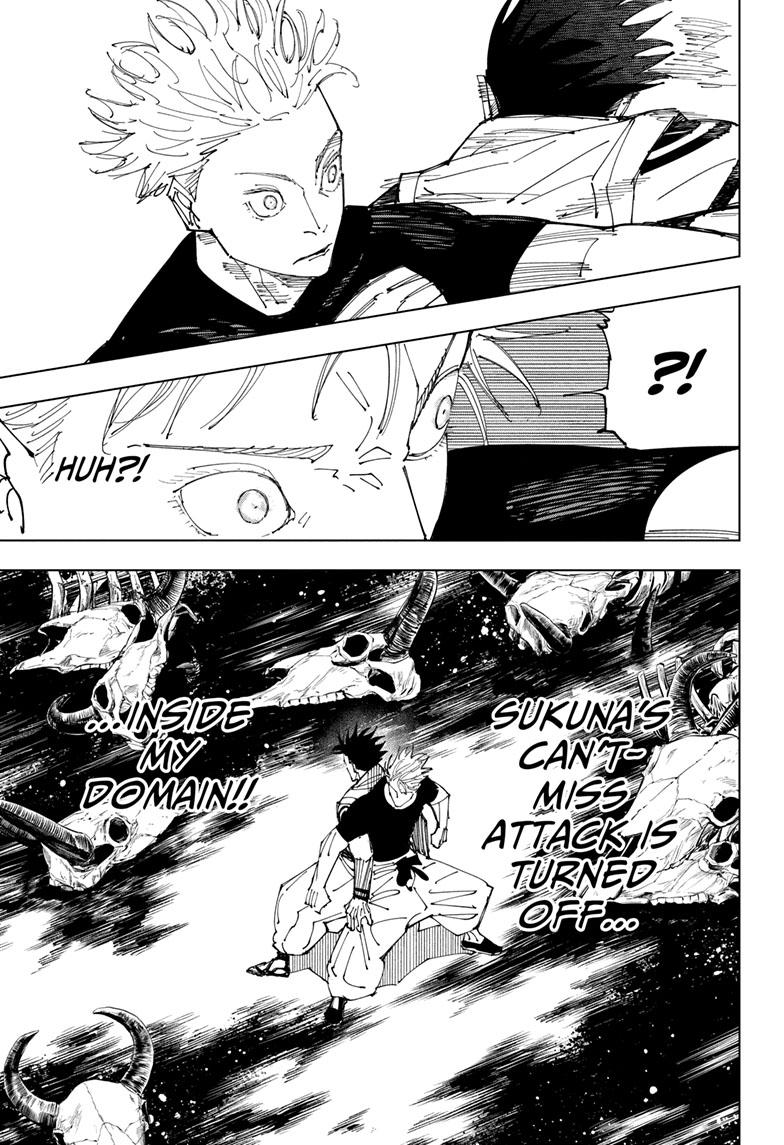 Jujutsu Kaisen Chapter 227 page 12 - Chapter 227: Inhuman Makyo Shinjuku Showdown, Part 5