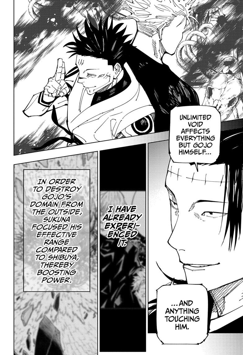Jujutsu Kaisen Chapter 227 page 13 - Chapter 227: Inhuman Makyo Shinjuku Showdown, Part 5