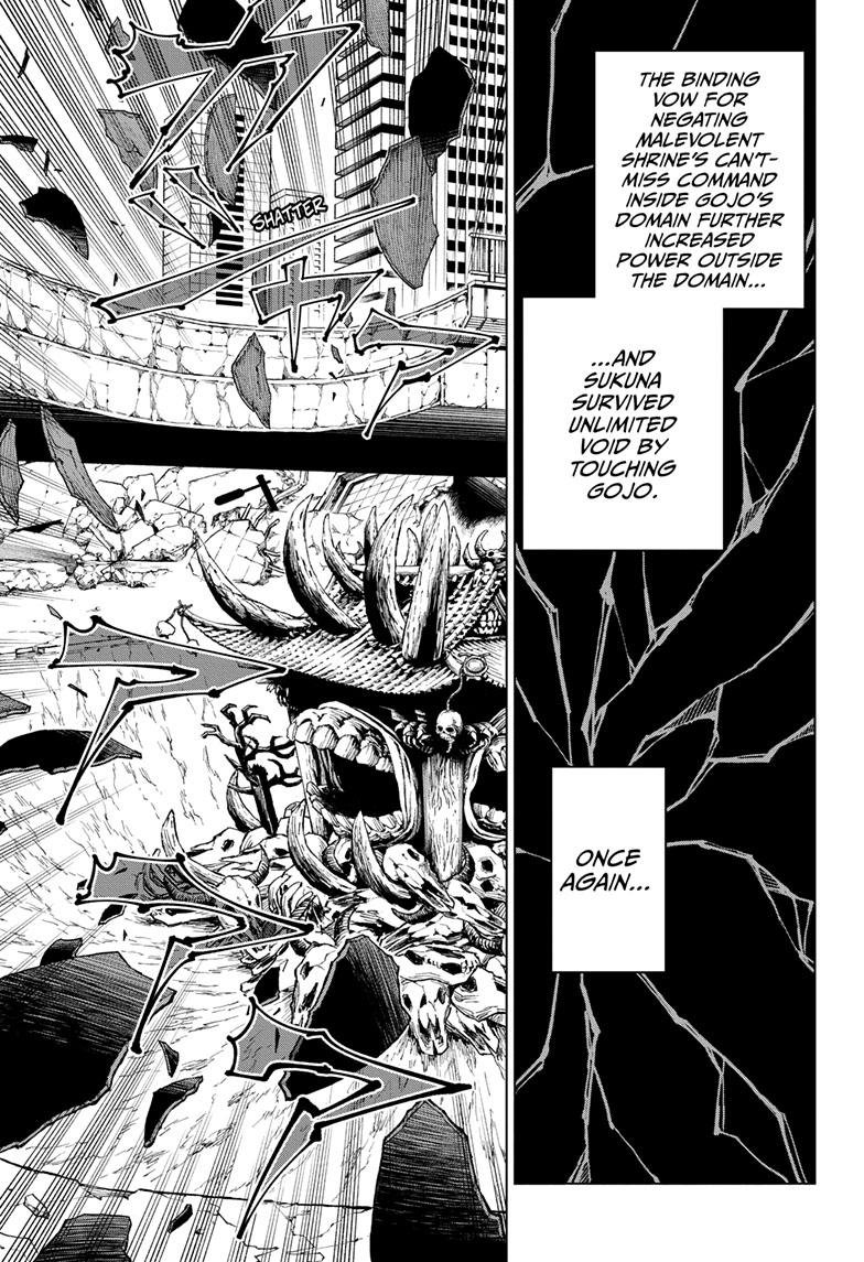 Jujutsu Kaisen Chapter 227 page 14 - Chapter 227: Inhuman Makyo Shinjuku Showdown, Part 5