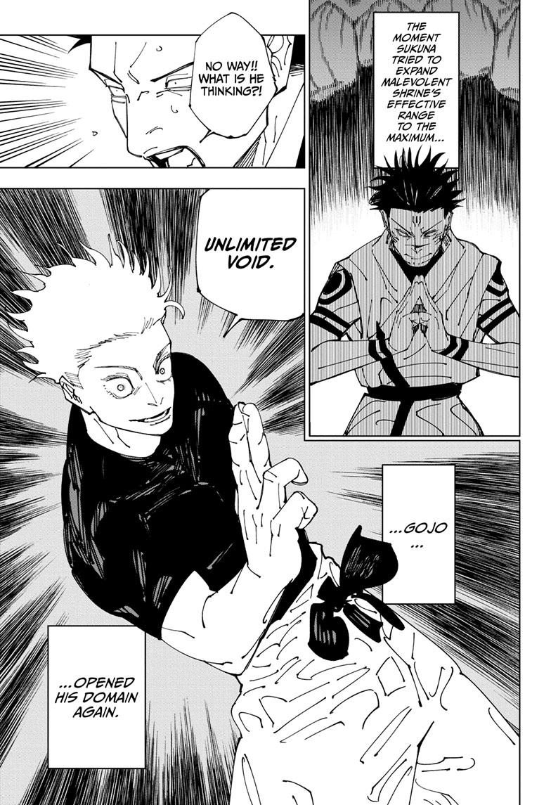 Jujutsu Kaisen Chapter 227 page 6 - Chapter 227: Inhuman Makyo Shinjuku Showdown, Part 5