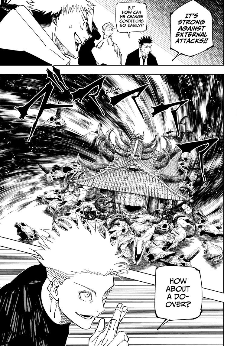 Jujutsu Kaisen Chapter 227 page 8 - Chapter 227: Inhuman Makyo Shinjuku Showdown, Part 5