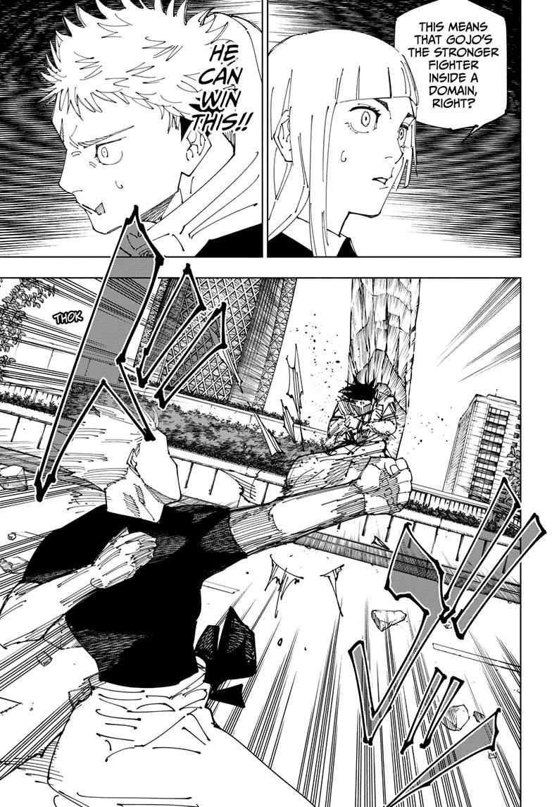 Jujutsu Kaisen Chapter 229 page 10 - Chapter 229: Inhuman Makyo Shinjuku Showdown, Part 7