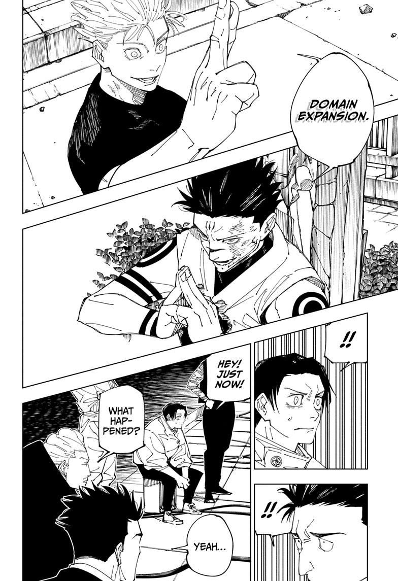 Jujutsu Kaisen Chapter 229 page 11 - Chapter 229: Inhuman Makyo Shinjuku Showdown, Part 7