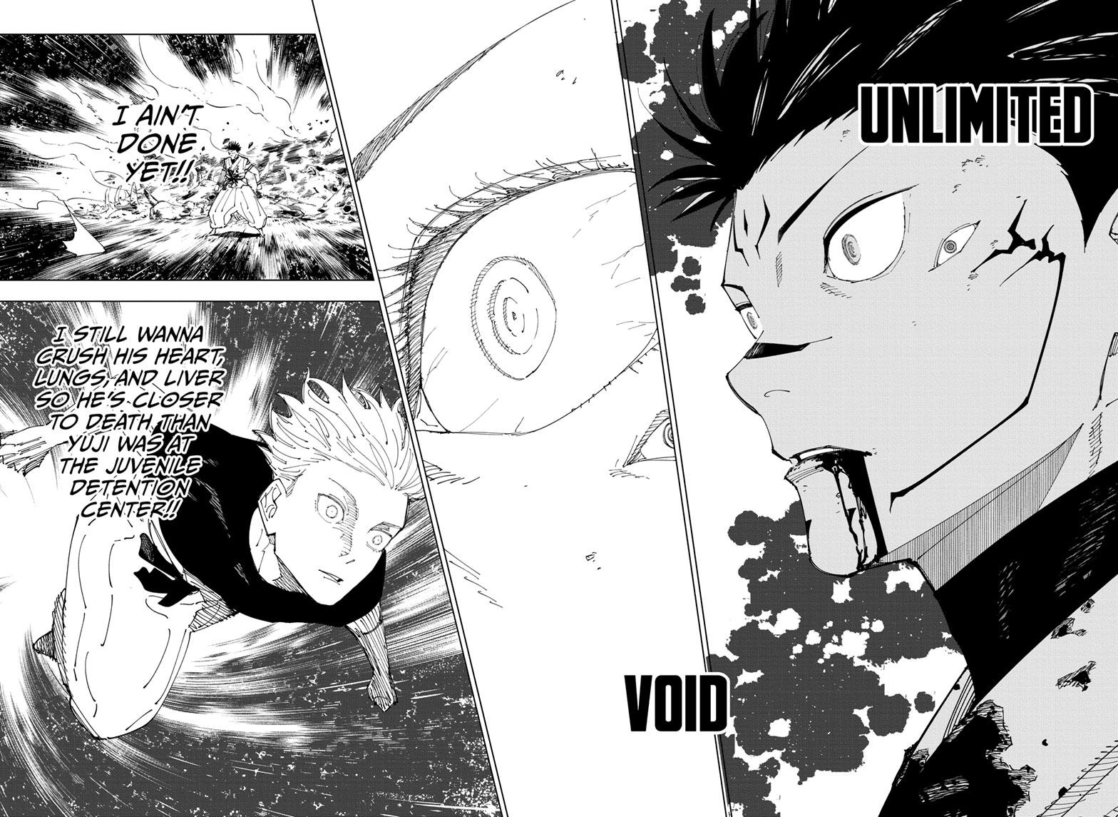 Jujutsu Kaisen Chapter 229 page 15 - Chapter 229: Inhuman Makyo Shinjuku Showdown, Part 7