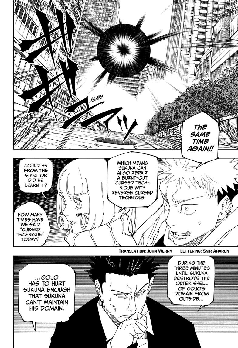 Jujutsu Kaisen Chapter 229 page 3 - Chapter 229: Inhuman Makyo Shinjuku Showdown, Part 7