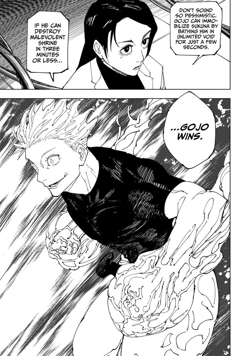 Jujutsu Kaisen Chapter 229 page 4 - Chapter 229: Inhuman Makyo Shinjuku Showdown, Part 7